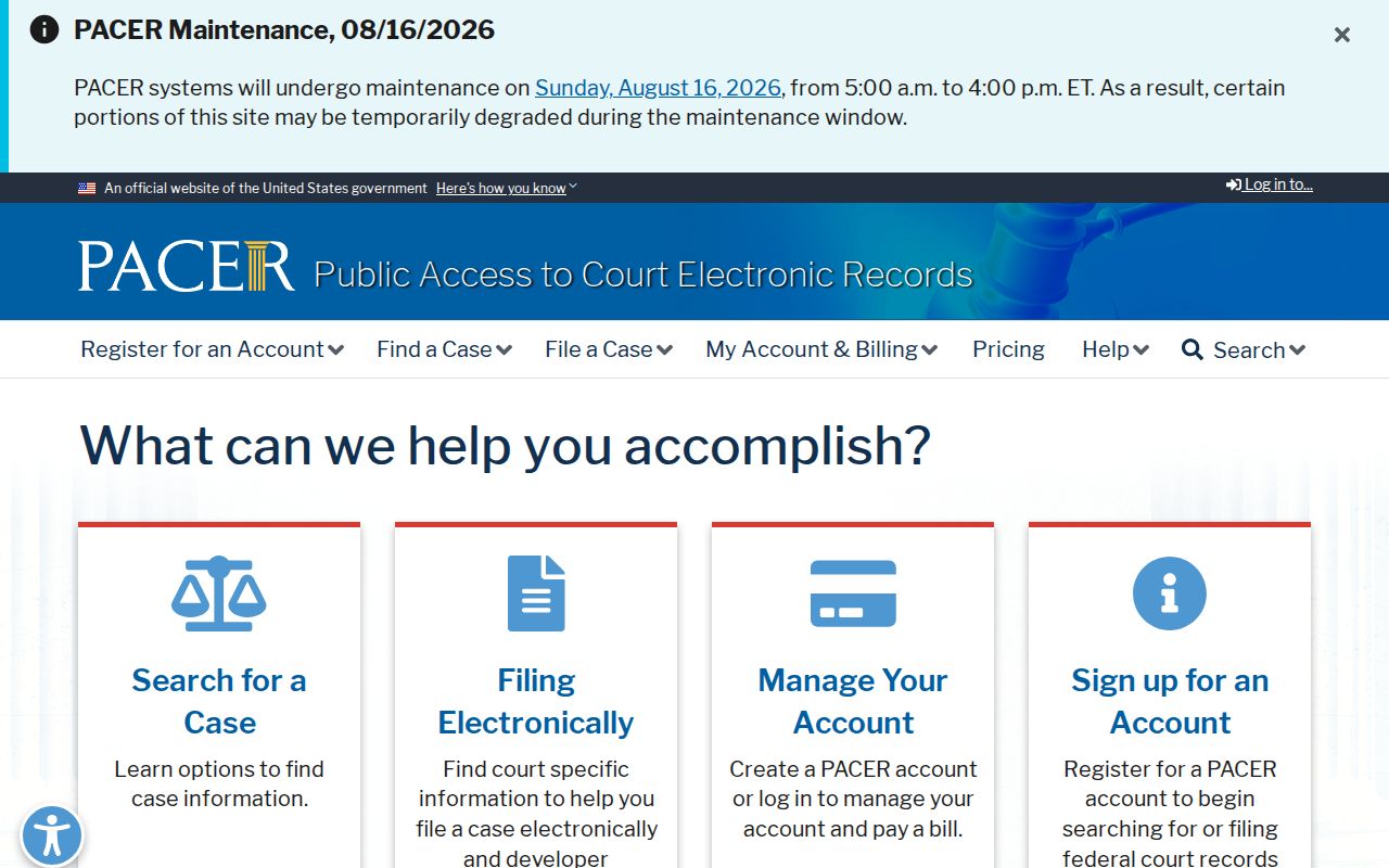 Dolores County court record search federal PACER source
